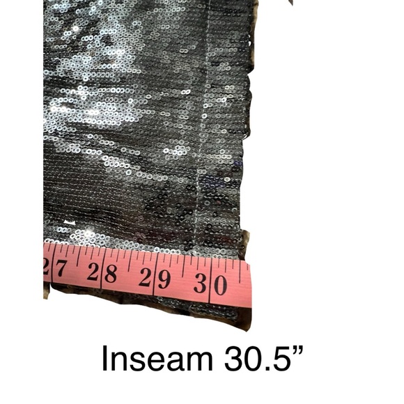 A NEW DAY SEQUIN DRESS PANTS WITH SIDE ZIPPER SIZE 6. NWT - Picture 7 of 11